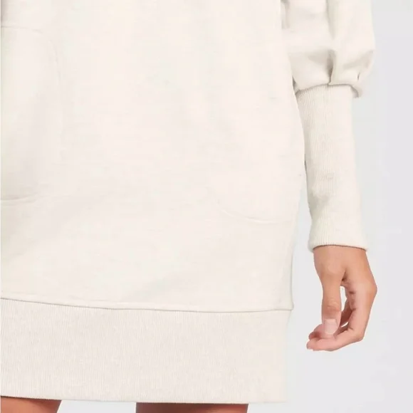 Athleta Off-White Hoodie Dress size small ( PLEASE READ!) - Picture 5 of 16